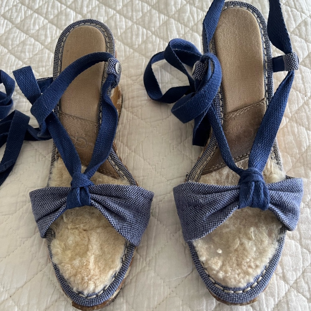 Ugg ankle wrap espadrille